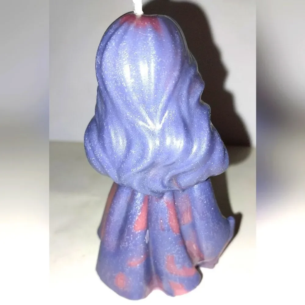 Hand crafted limited edition whimsical princess candle
